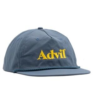 Advil Blue Cap with Yellow Logo - SNAG brand